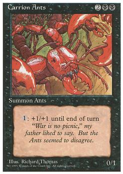 1995 Magic the Gathering 4th Edition #NNO Carrion Ants Front