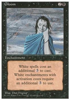 1995 Magic the Gathering 4th Edition #NNO Gloom Front