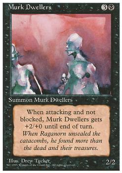 1995 Magic the Gathering 4th Edition #NNO Murk Dwellers Front