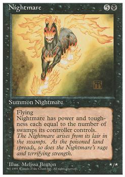 1995 Magic the Gathering 4th Edition #NNO Nightmare Front