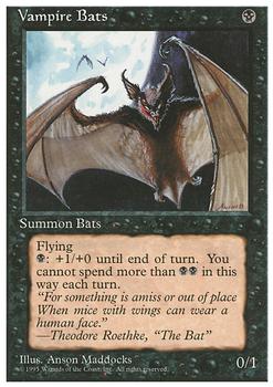 1995 Magic the Gathering 4th Edition #NNO Vampire Bats Front