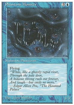 1995 Magic the Gathering 4th Edition #NNO Phantom Monster Front