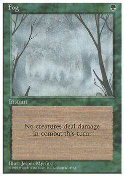 1995 Magic the Gathering 4th Edition #NNO Fog Front