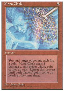 1995 Magic the Gathering 4th Edition #NNO Mana Clash Front