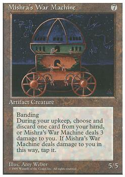 1995 Magic the Gathering 4th Edition #NNO Mishra's War Machine Front