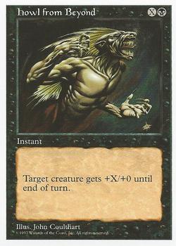 1997 Magic the Gathering 5th Edition #NNO Howl from Beyond Front