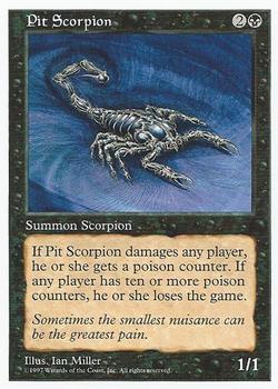 1997 Magic the Gathering 5th Edition #NNO Pit Scorpion Front