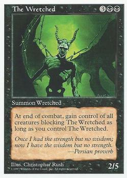 1997 Magic the Gathering 5th Edition #NNO The Wretched Front