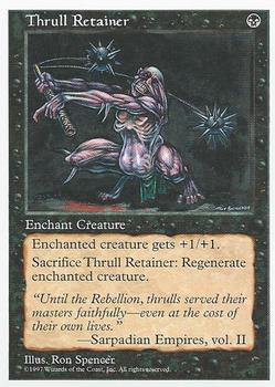 1997 Magic the Gathering 5th Edition #NNO Thrull Retainer Front