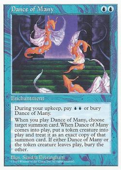1997 Magic the Gathering 5th Edition #NNO Dance of Many Front