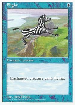 1997 Magic the Gathering 5th Edition #NNO Flight Front