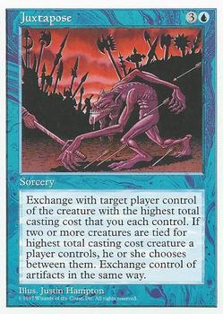 1997 Magic the Gathering 5th Edition #NNO Juxtapose Front