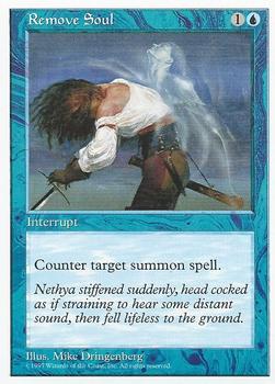 1997 Magic the Gathering 5th Edition #NNO Remove Soul Front
