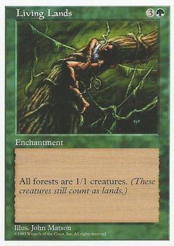 1997 Magic the Gathering 5th Edition #NNO Living Lands Front