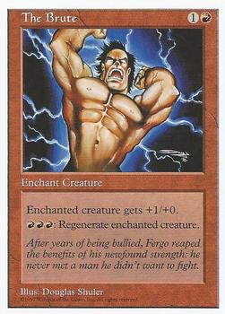 1997 Magic the Gathering 5th Edition #NNO The Brute Front