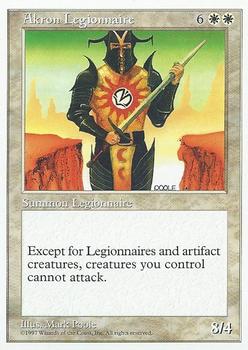 1997 Magic the Gathering 5th Edition #NNO Akron Legionnaire Front