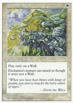 1997 Magic the Gathering 5th Edition #NNO Animate Wall Front
