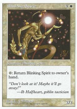 1997 Magic the Gathering 5th Edition #NNO Blinking Spirit Front