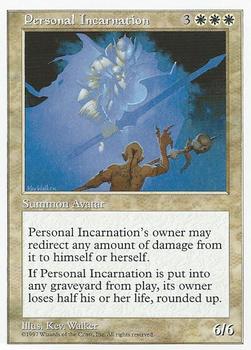 1997 Magic the Gathering 5th Edition #NNO Personal Incarnation Front