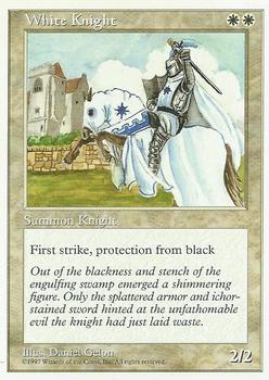 1997 Magic the Gathering 5th Edition #NNO White Knight Front