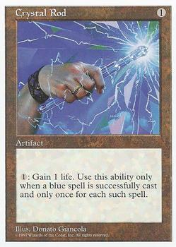 1997 Magic the Gathering 5th Edition #NNO Crystal Rod Front