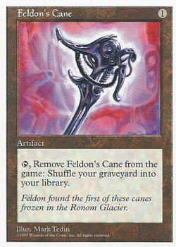 1997 Magic the Gathering 5th Edition #NNO Feldon's Cane Front