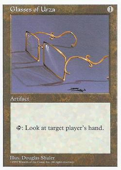 1997 Magic the Gathering 5th Edition #NNO Glasses of Urza Front