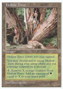 1997 Magic the Gathering 5th Edition #NNO Hollow Trees Front
