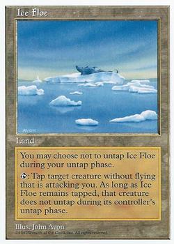 1997 Magic the Gathering 5th Edition #NNO Ice Floe Front