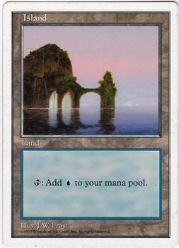 1997 Magic the Gathering 5th Edition #NNO Island Front