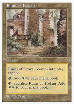1997 Magic the Gathering 5th Edition #NNO Ruins of Trokair Front