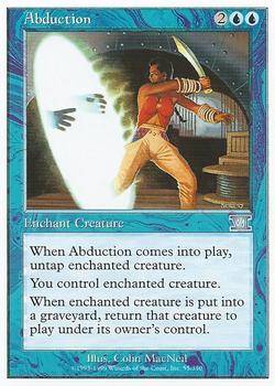 1999 Magic the Gathering 6th Edition #55 Abduction Front