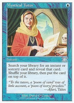 1999 Magic the Gathering 6th Edition #83 Mystical Tutor Front