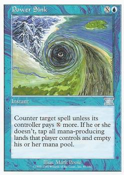 1999 Magic the Gathering 6th Edition #87 Power Sink Front