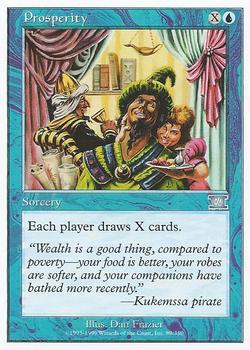 1999 Magic the Gathering 6th Edition #89 Prosperity Front