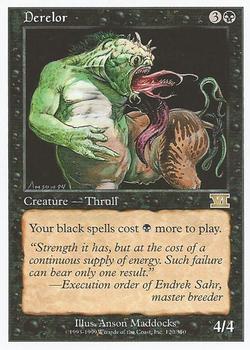 1999 Magic the Gathering 6th Edition #120 Derelor Front