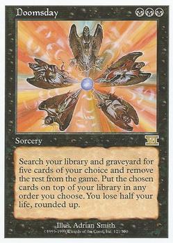 1999 Magic the Gathering 6th Edition #121 Doomsday Front