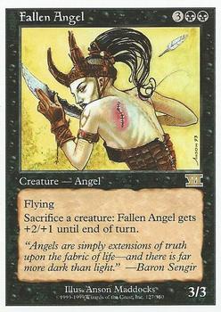 1999 Magic the Gathering 6th Edition #127 Fallen Angel Front