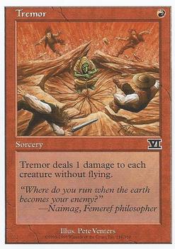 1999 Magic the Gathering 6th Edition #211 Tremor Front