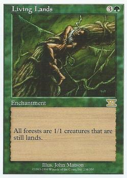 1999 Magic the Gathering 6th Edition #238 Living Lands Front