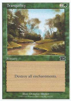 1999 Magic the Gathering 6th Edition #259 Tranquility Front