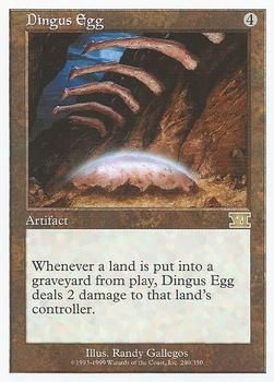 1999 Magic the Gathering 6th Edition #280 Dingus Egg Front