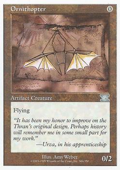 1999 Magic the Gathering 6th Edition #304 Ornithopter Front