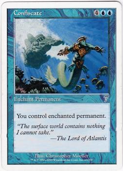 2001 Magic the Gathering 7th Edition #65 Confiscate Front
