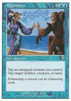 2001 Magic the Gathering 7th Edition #92 Opposition Front