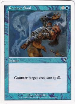 2001 Magic the Gathering 7th Edition #95 Remove Soul Front