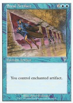 2001 Magic the Gathering 7th Edition #99 Steal Artifact Front