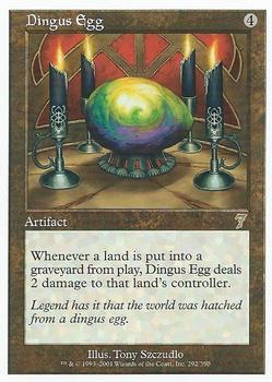 2001 Magic the Gathering 7th Edition #292 Dingus Egg Front