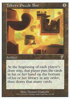 2001 Magic the Gathering 7th Edition #321 Teferi's Puzzle Box Front