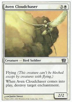 2003 Magic the Gathering 8th Edition #5 Aven Cloudchaser Front